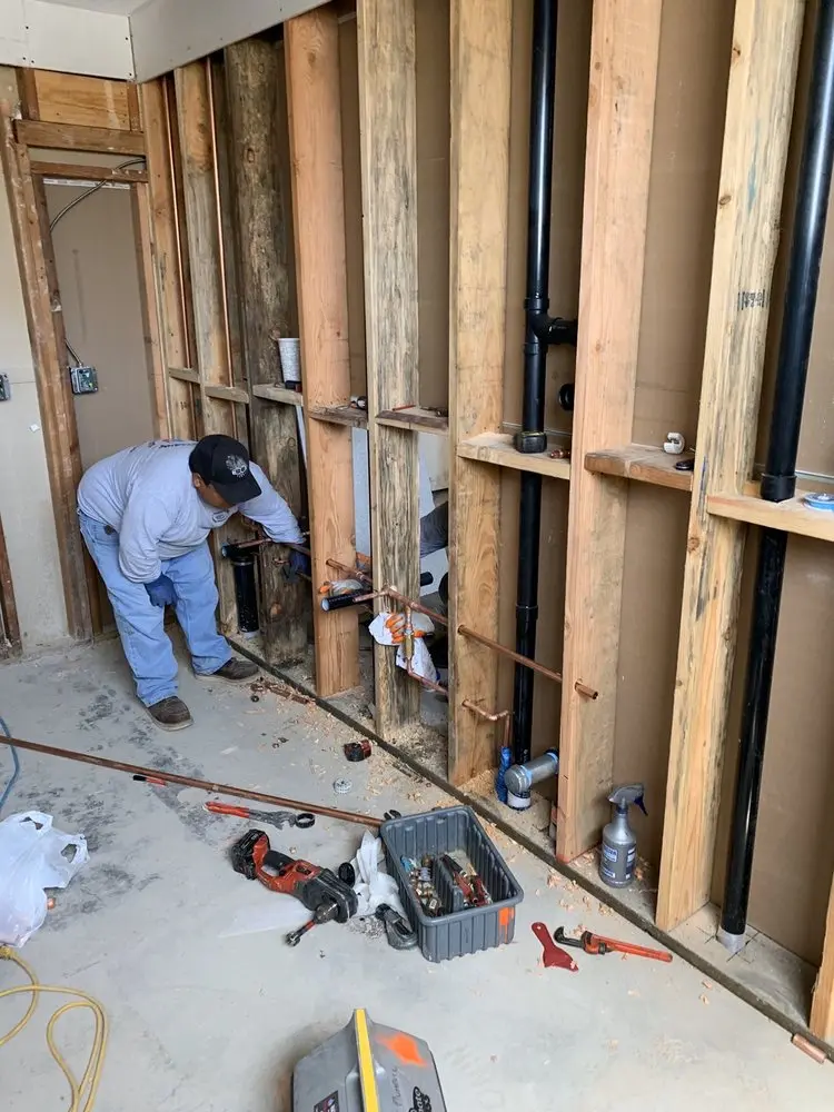 Commercial rough-in plumbing for Water Heater Replacement in Meadowdale